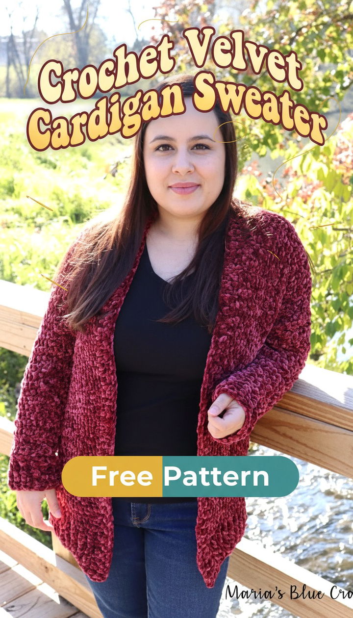 Essential Guide to the Crochet Velvet Cardigan Sweater