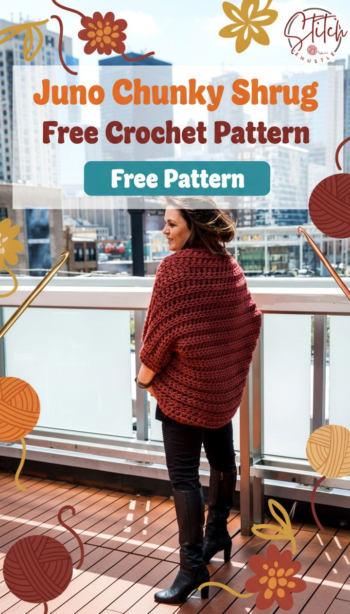 Master the Cozy Vibe with the Juno Chunky Shrug Crochet Pattern