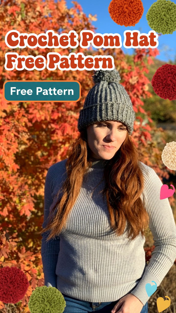 Crafting the Perfect Beginner Crochet Pom Pom Hat