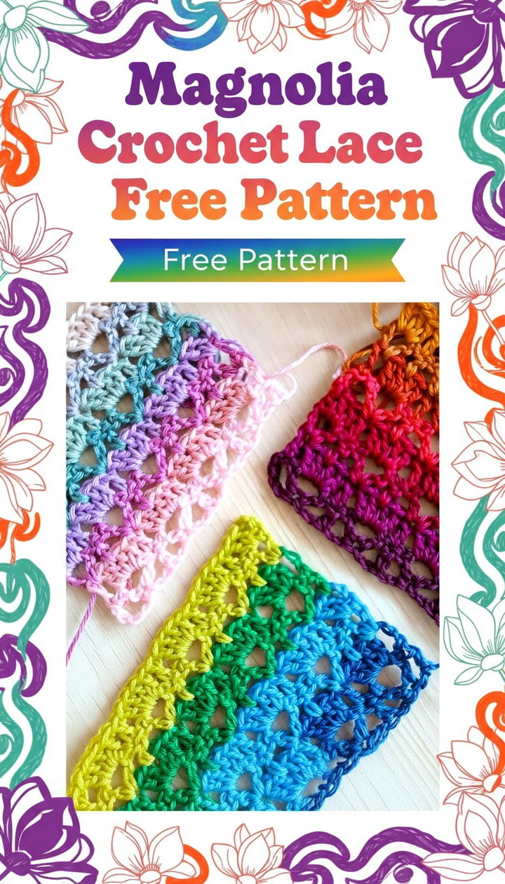 Master the Intricate Magnolia Crochet Lace Stitch