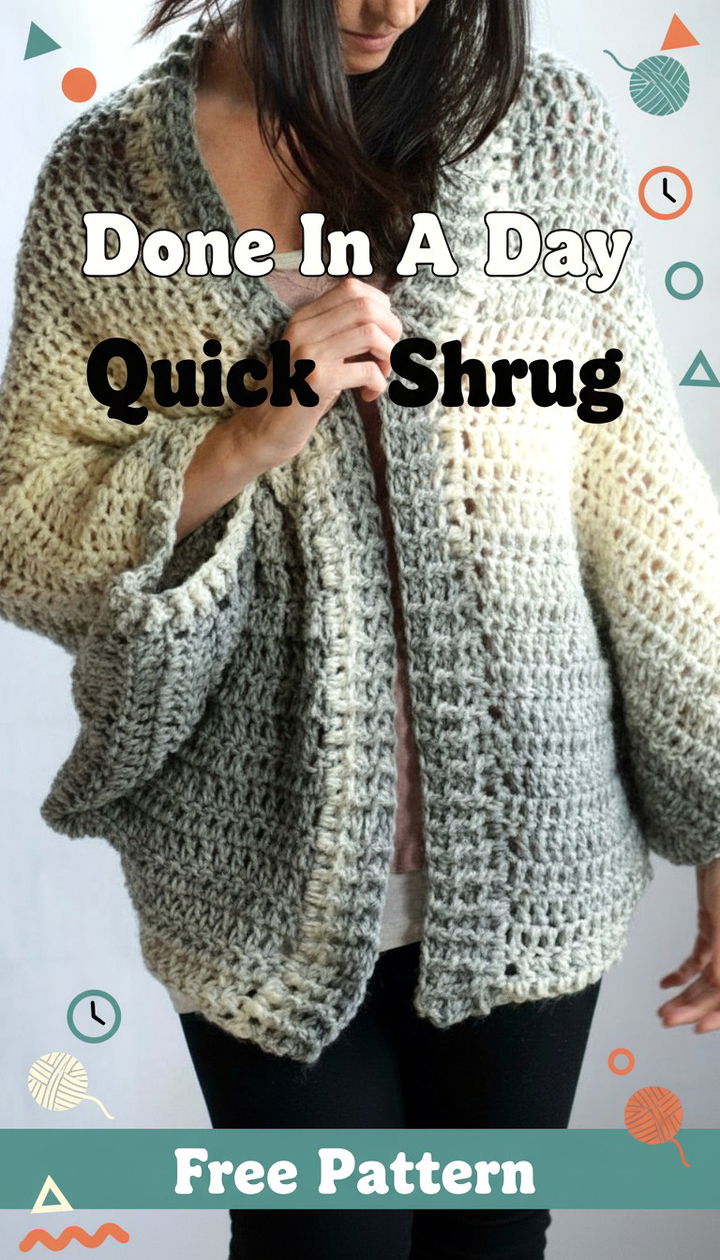 Effortless Style with the Done In A Day Quick Crochet Shrug