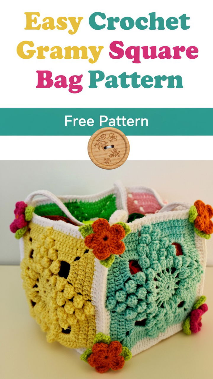 Master the Art of Crafting an Easy Crochet Granny Square Bag