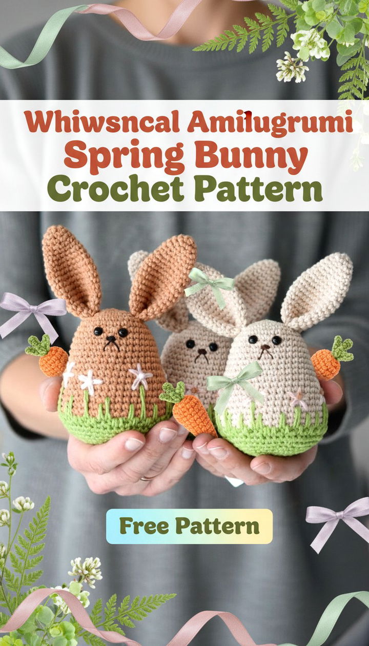Whimsical Amigurumi Spring Bunny Crochet Guide
