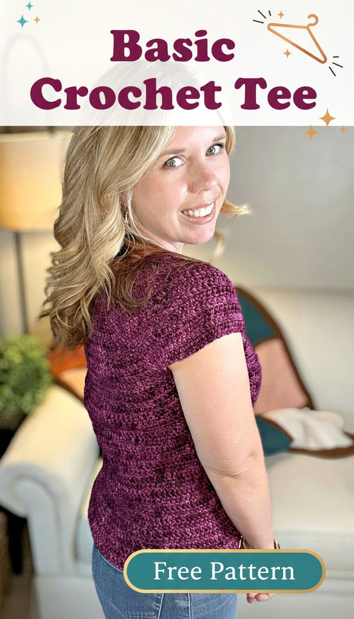 Elevate Your Wardrobe with the Essential Basic Crochet Tee