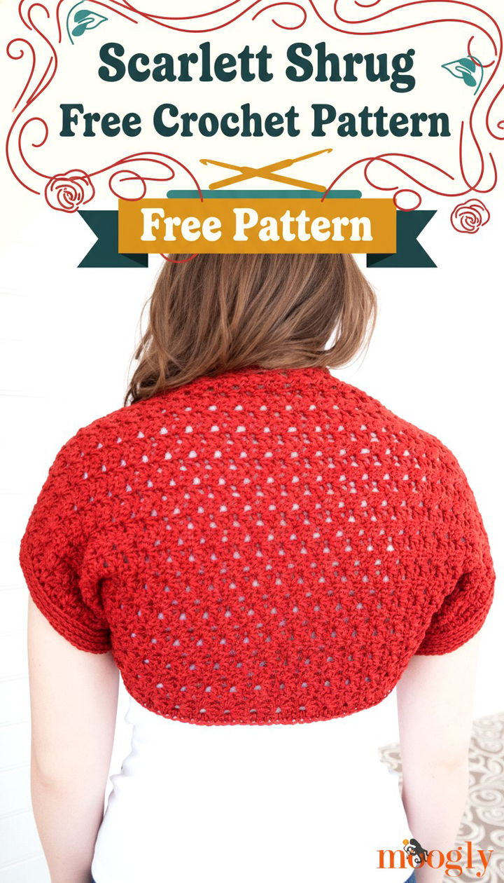 Elevate Your Wardrobe with the Scarlett Shrug Free Crochet Pattern