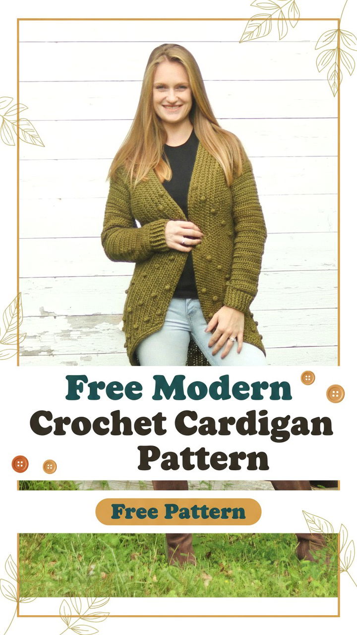 Master the Free Modern Crochet Cardigan Pattern