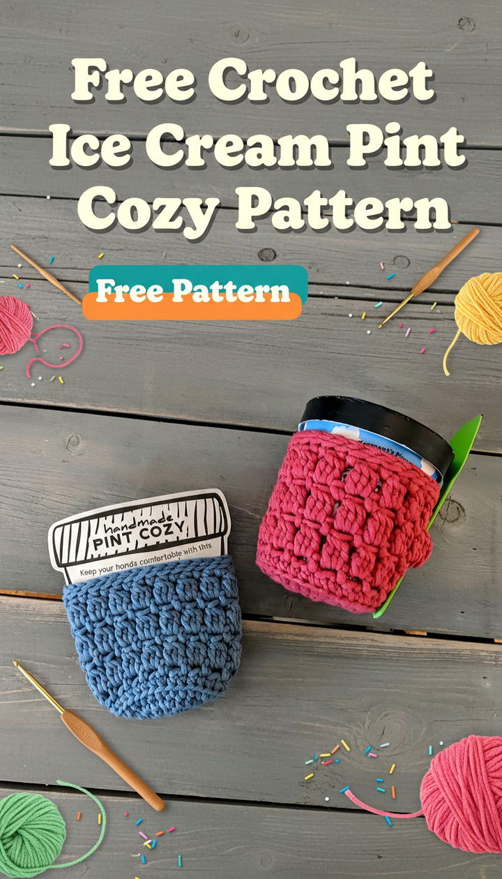 Mastering the Art of the Crochet Ice Cream Pint Cozy