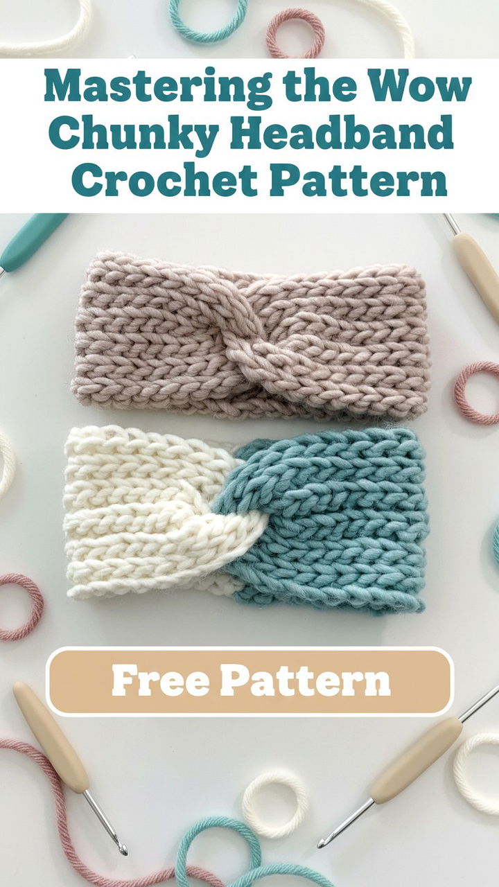 Mastering the Wow Chunky Headband Crochet Pattern