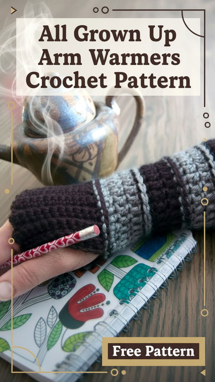 Modern Sophistication with the All Grown Up Arm Warmers