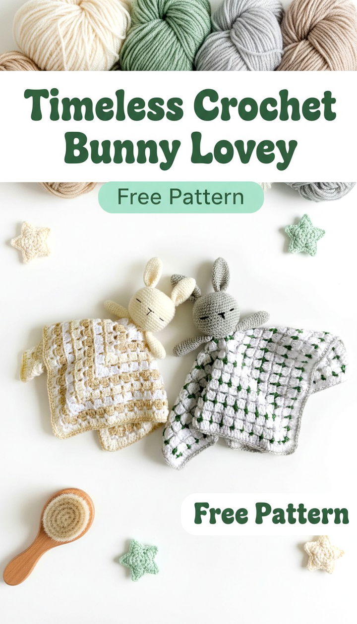 Timeless Crochet Bunny Lovey Free Pattern