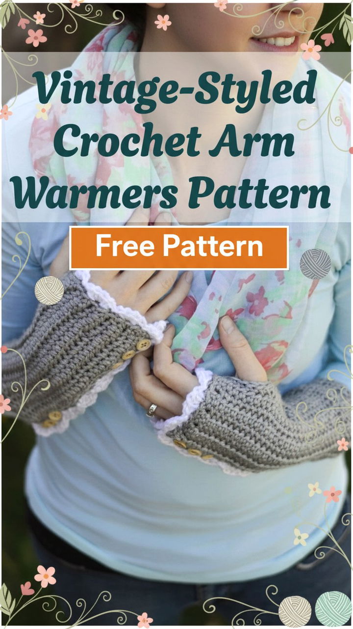 Mastering Crochet Arm Warmers with Vintage Style