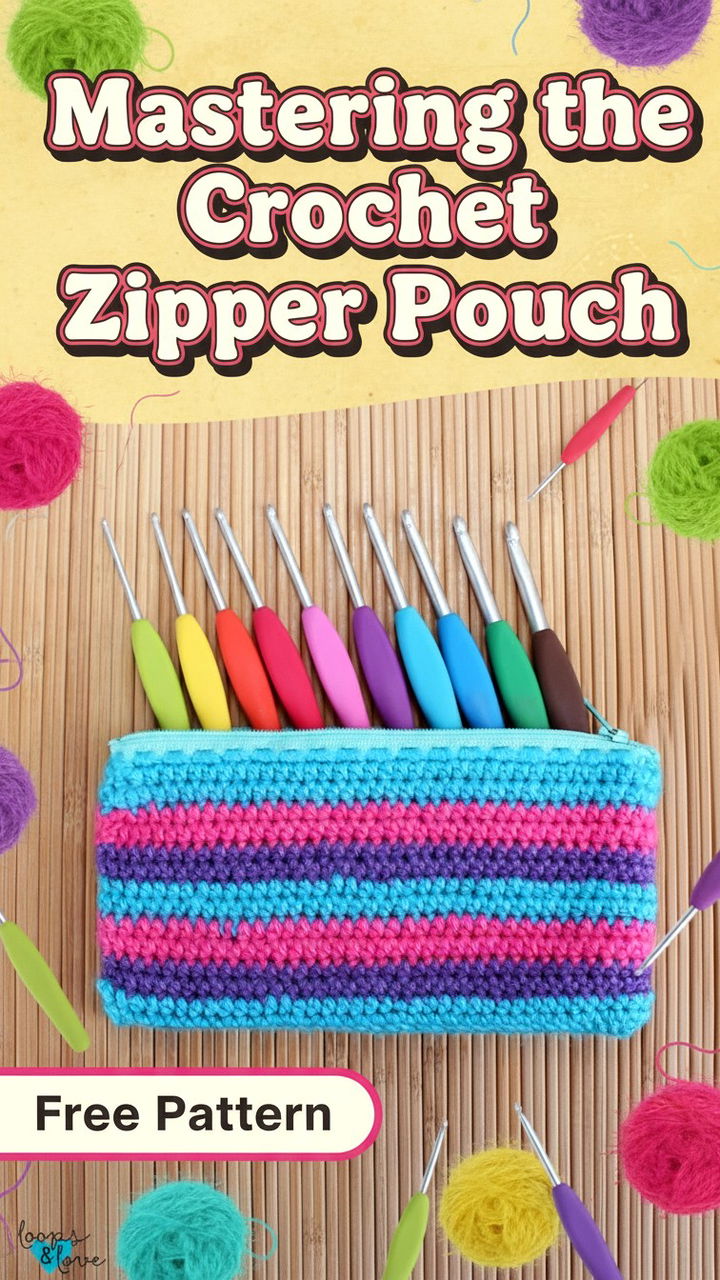 Mastering the Crochet Zipper Pouch