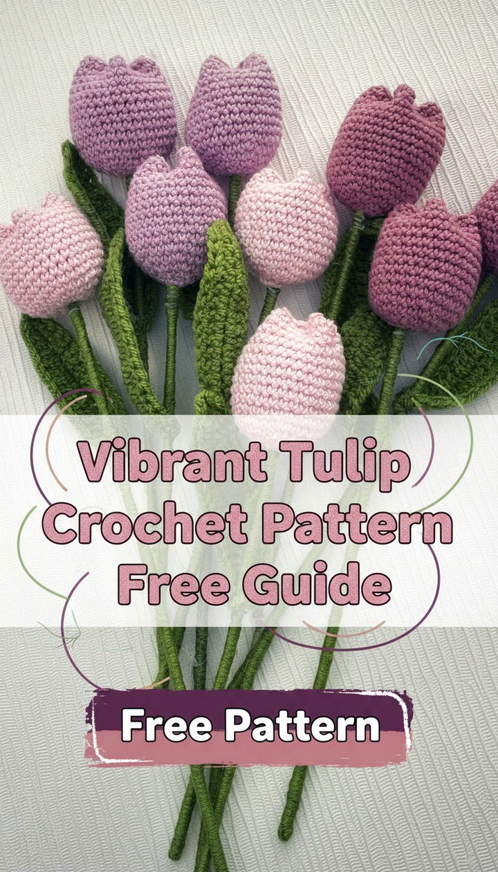 Master the Art of Crafting a Crochet Tulip
