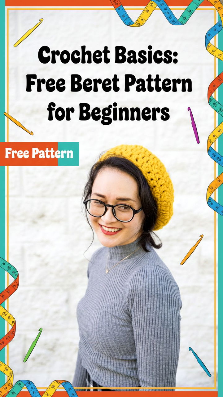 Master the Fundamentals with This Free Crochet Beret Pattern