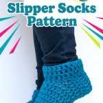 Rapid One Hour Crochet Slipper Socks Pattern