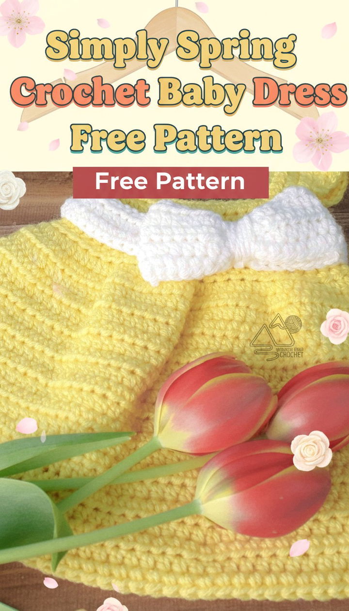 Enchanting Simply Spring Crochet Baby Dress Free Pattern