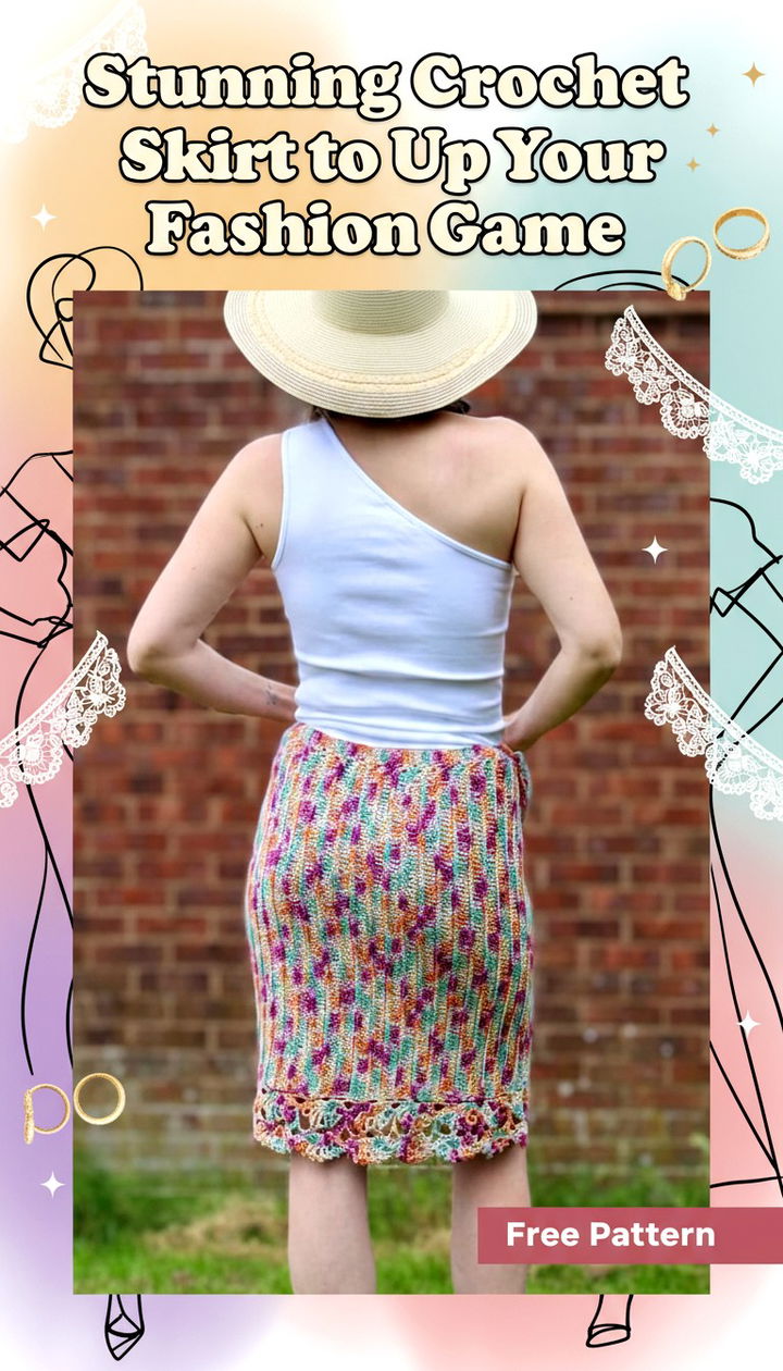 Designer Inspired Free Crochet Skirt Pattern