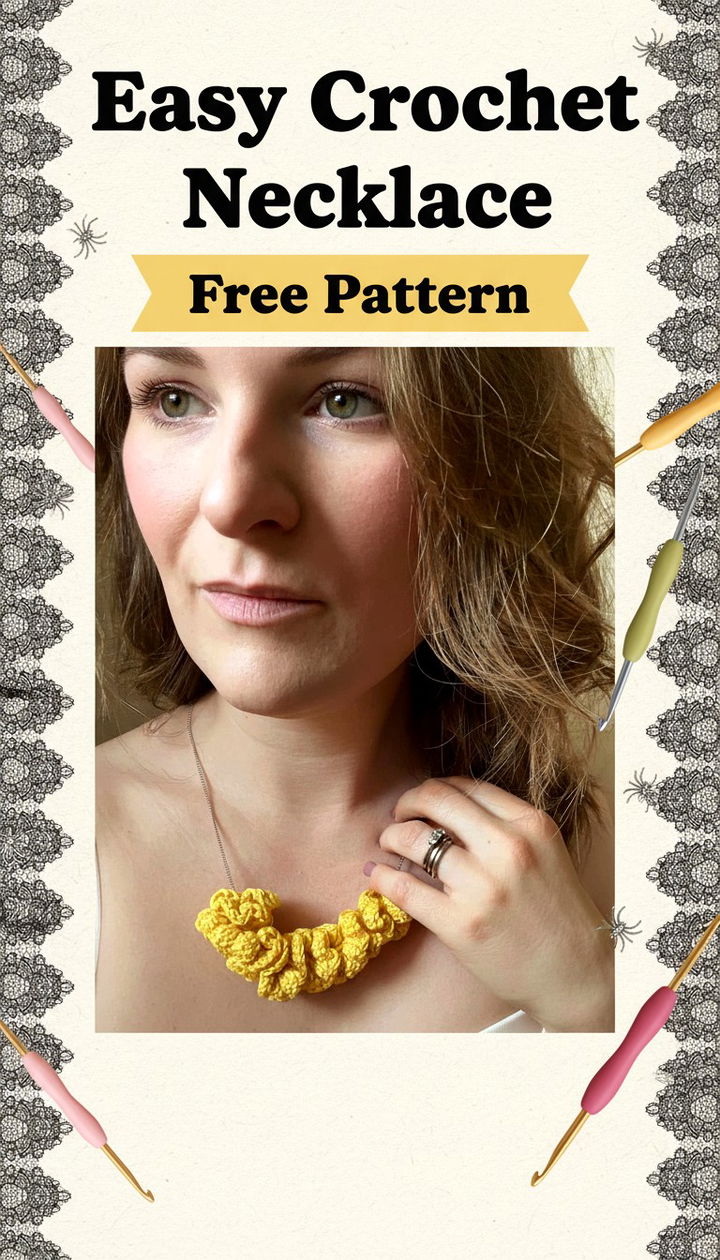Easy Crochet Necklace Free Pattern