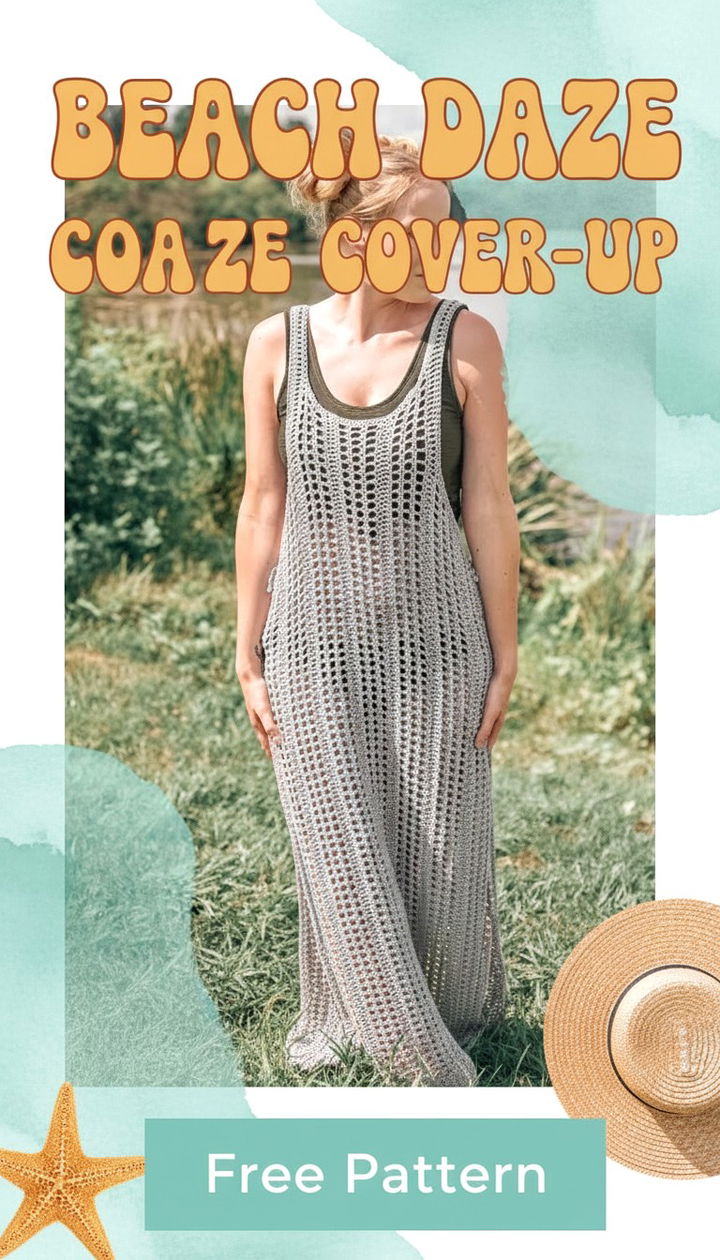 Effortless Style with the Beach Daze Cover Up Crochet Pattern