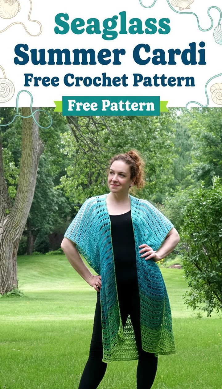 Master the Seaglass Summer Cardi Crochet Technique