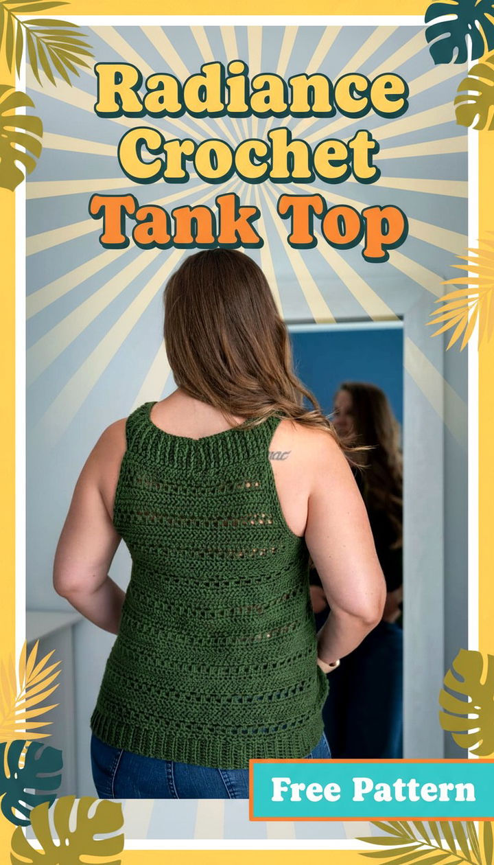 Radiate Style with the Radiance Crochet Tank Top Pattern