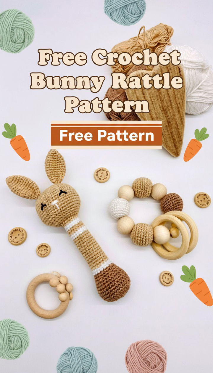 Charming Crochet Bunny Rattle Free Pattern Guide