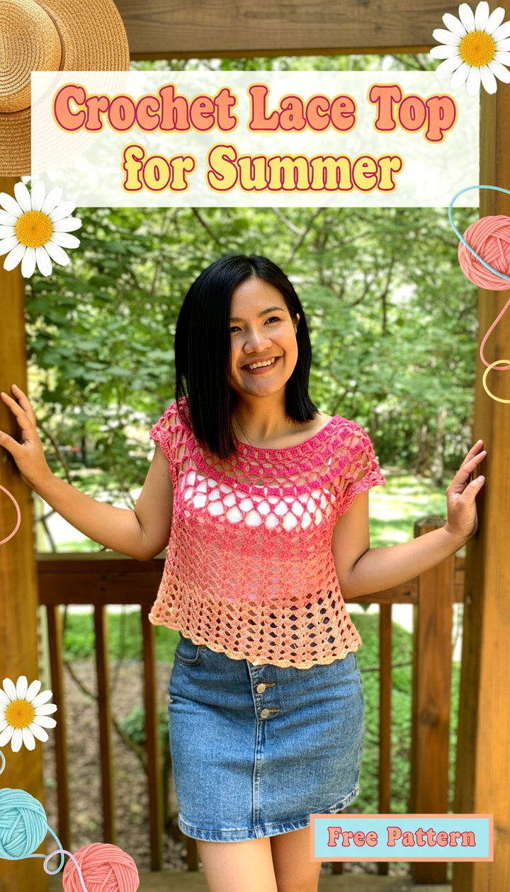 Chic Comfort The Perfect Crochet Lace Top for Summer