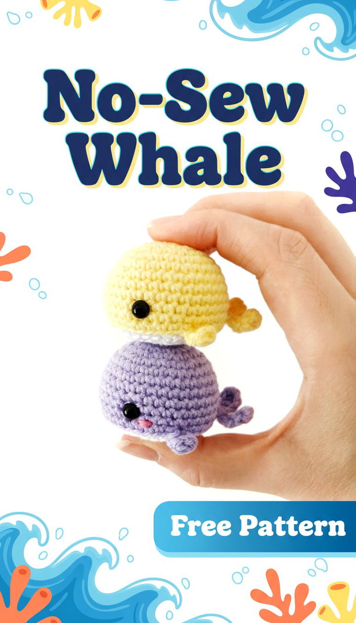 Dive Into Fun with the No Sew Whale Crochet Pattern