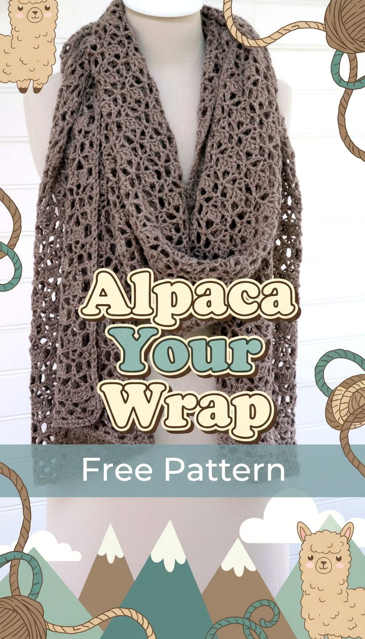Luxurious Comfort The Alpaca Your Wrap Free Crochet Pattern
