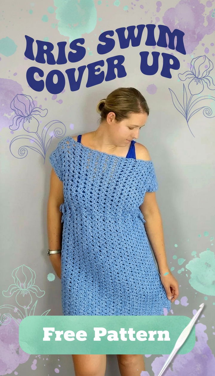 Master the Elegant Iris Swim Cover Up Free Crochet Pattern