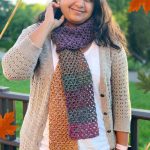 Rapid Simple One Skein Crochet Scarf Free Pattern