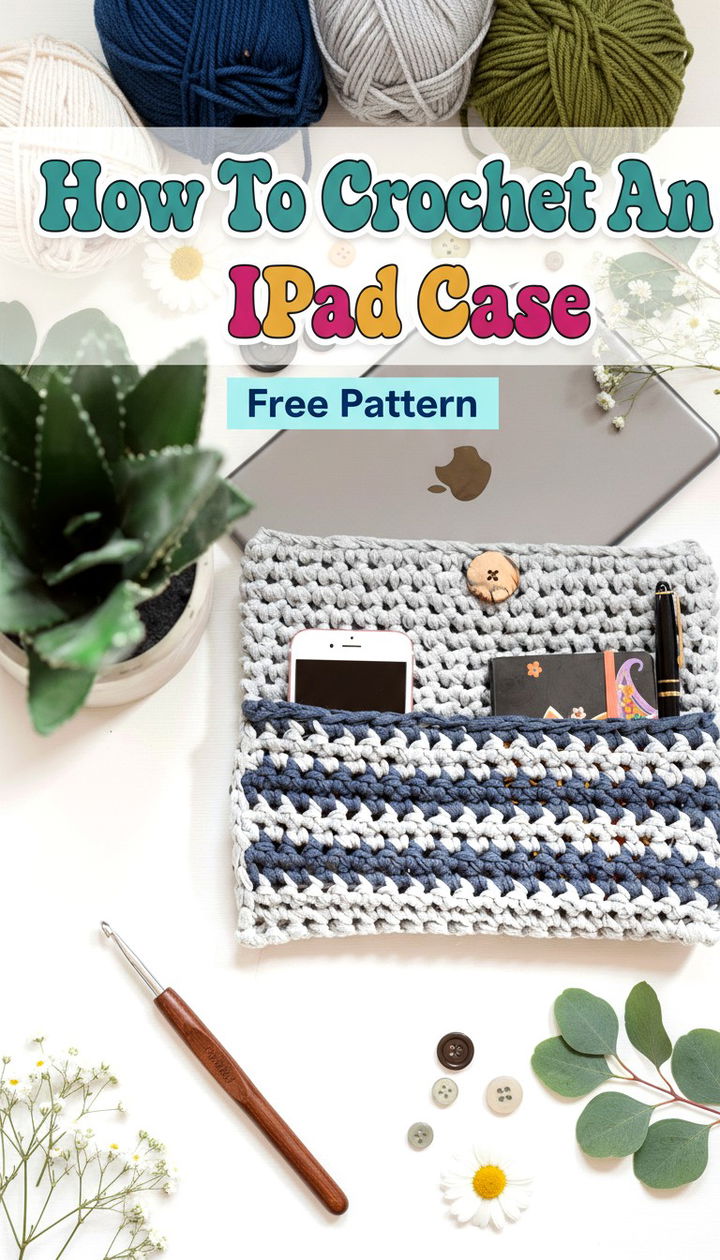 Stylish and Functional Crochet iPad Case Tutorial