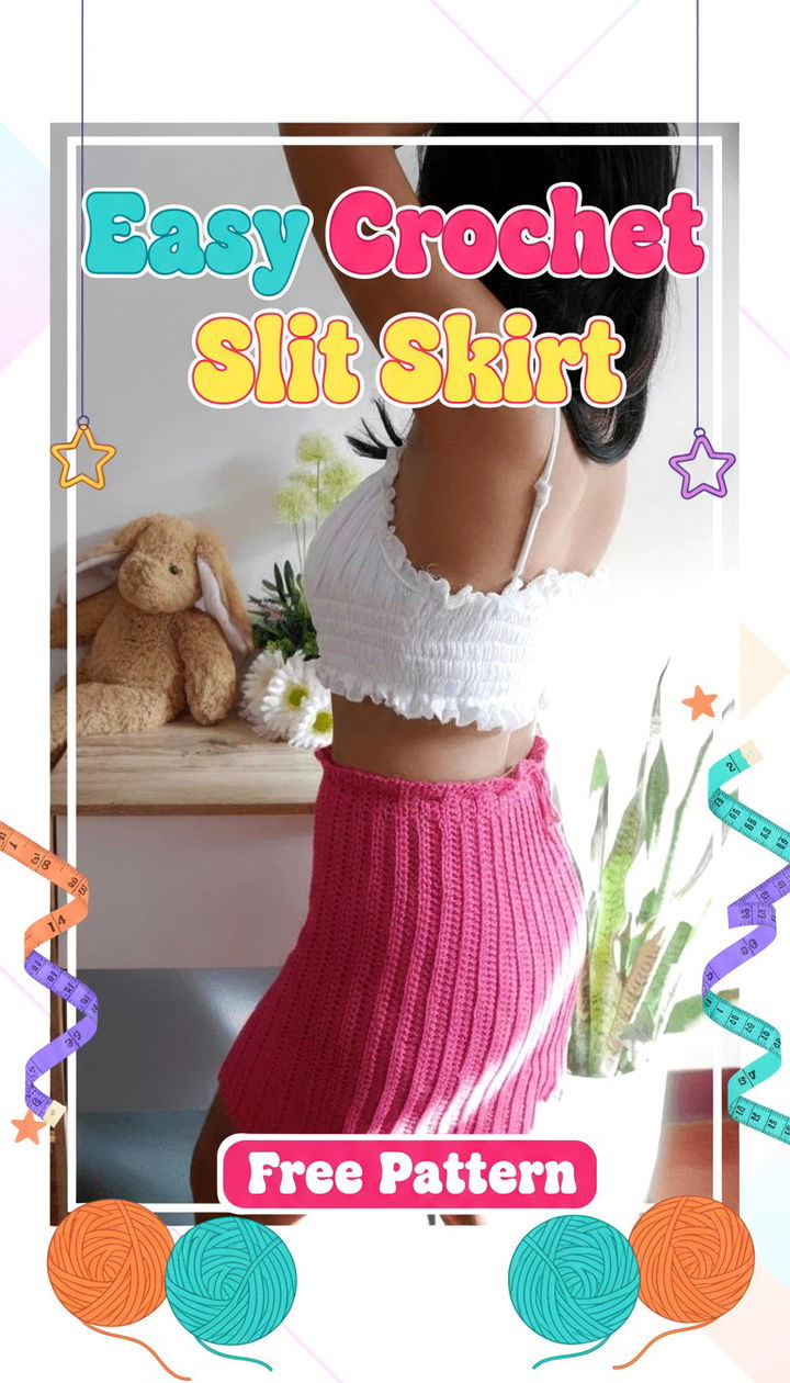 Create a Stylish Easy Crochet Slit Skirt for All Sizes