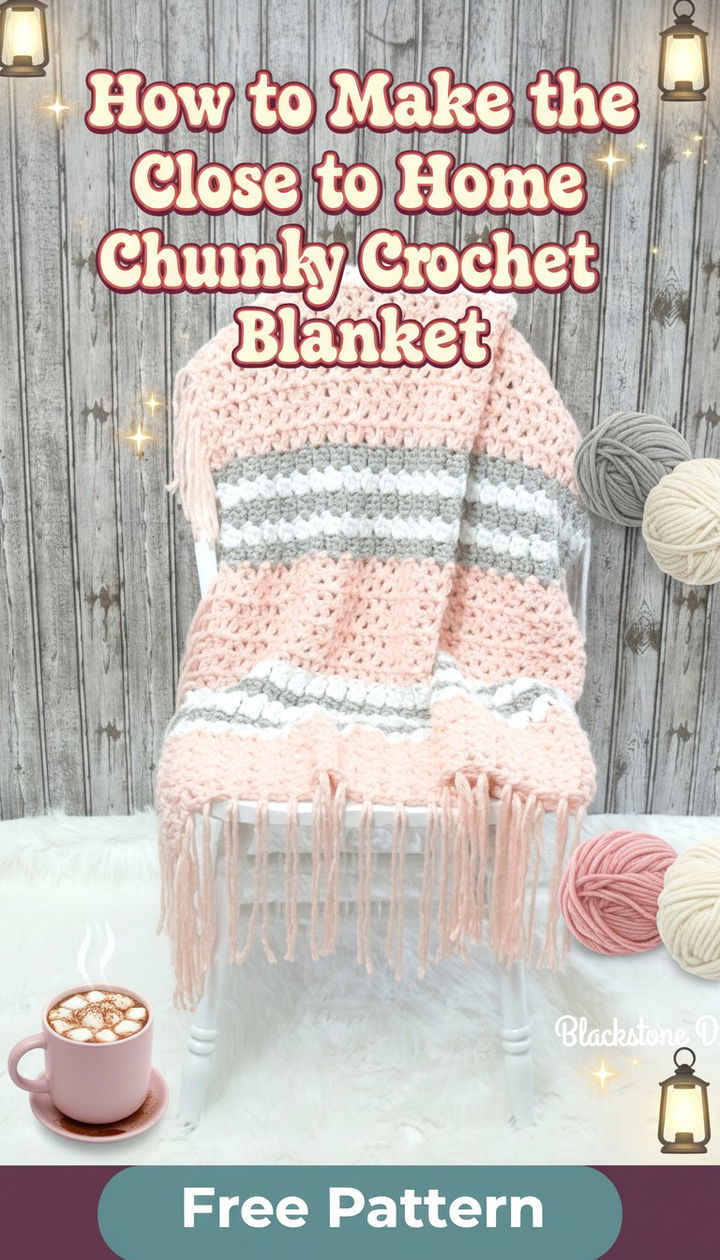 Learn How to Make the Close to Home Chunky Crochet Blanket