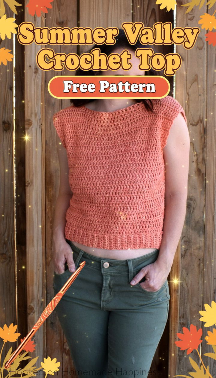 Stay Chic with the Summer Valley Crochet Top