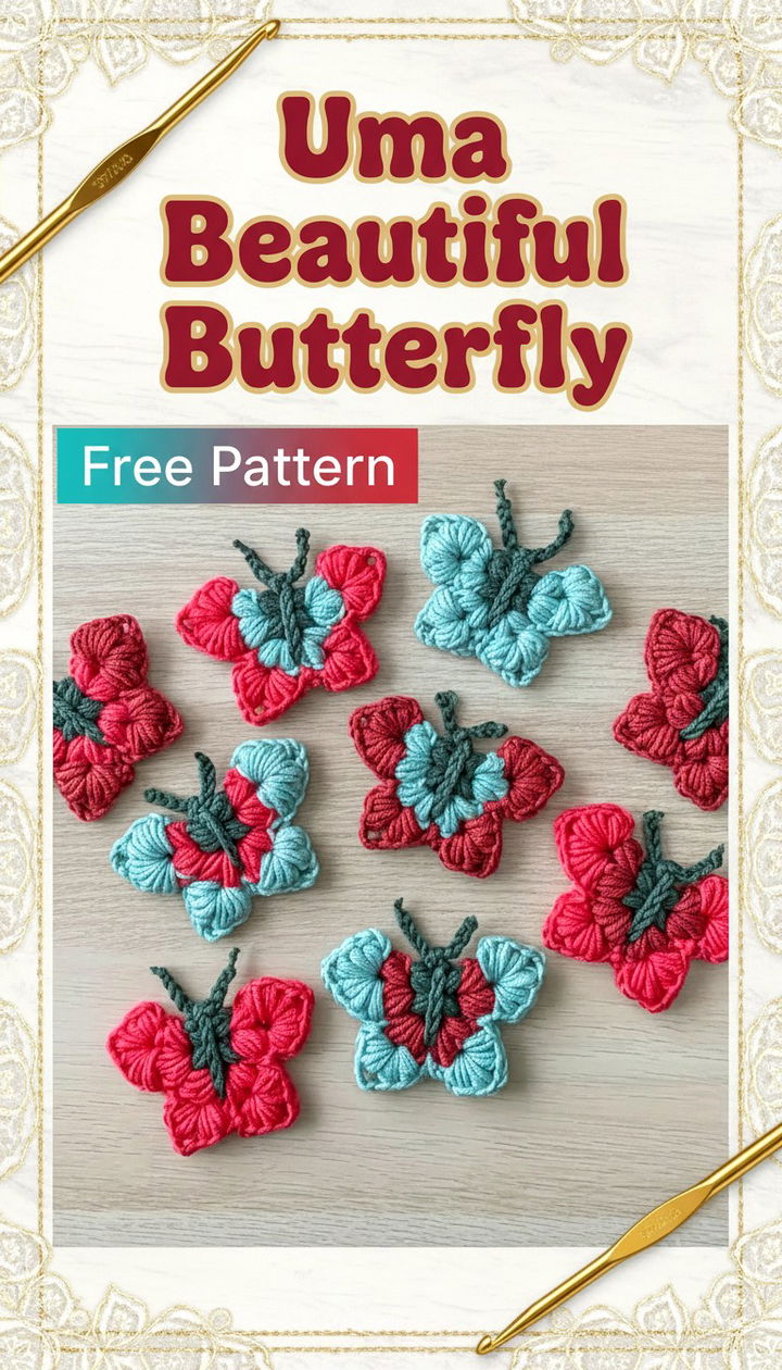 Uma Beautiful Butterfly Crochet Pattern