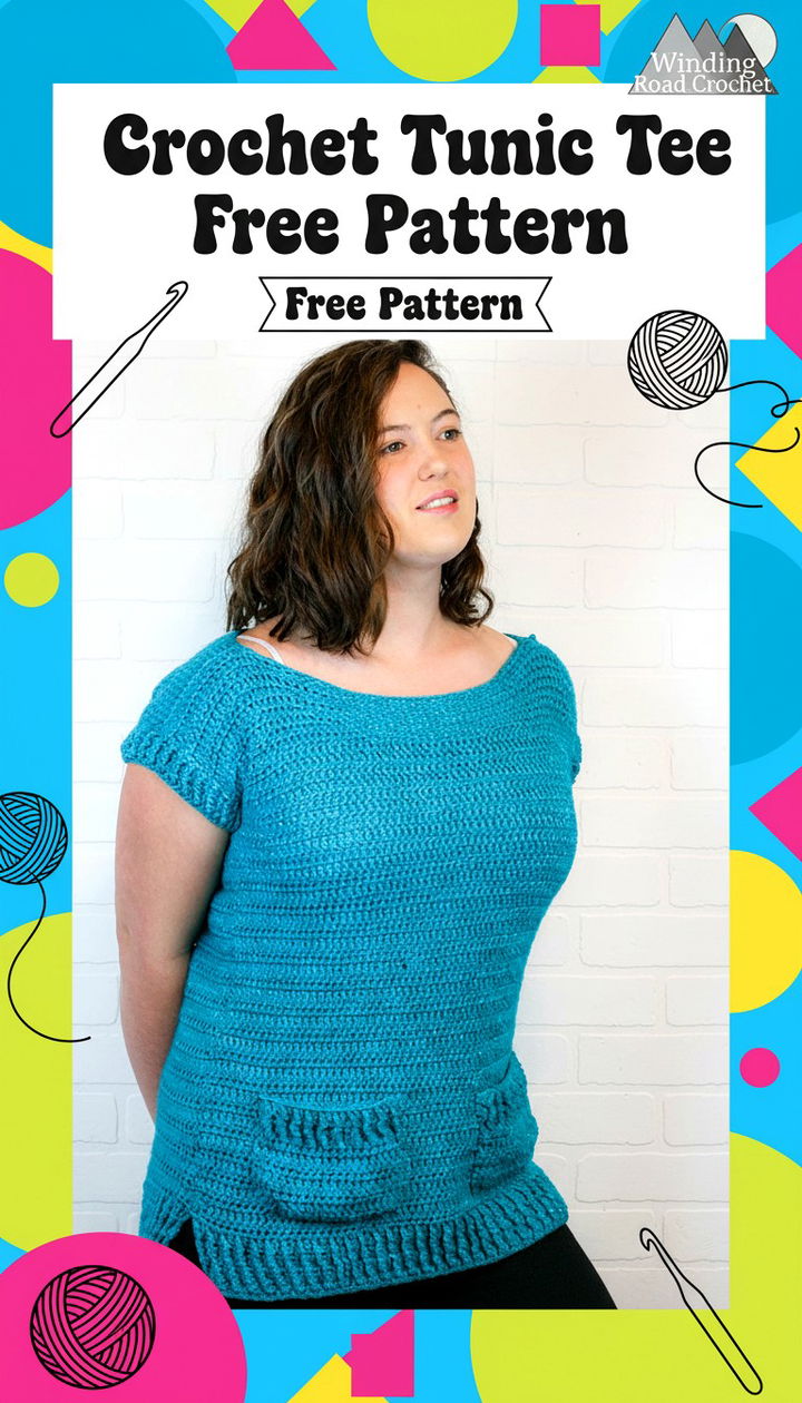 Master Casual Comfort with the Crochet Tunic Tee