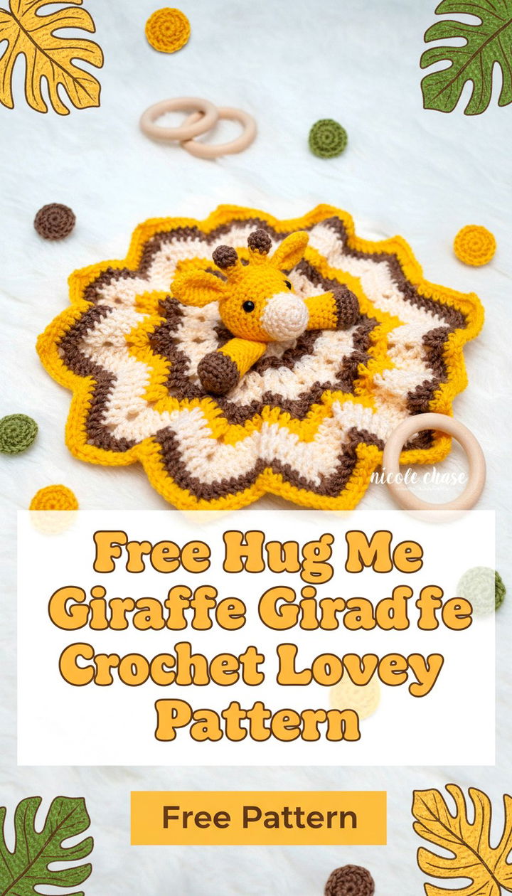 Create a Cuddly Companion with the Hug Me Giraffe Lovey Pattern