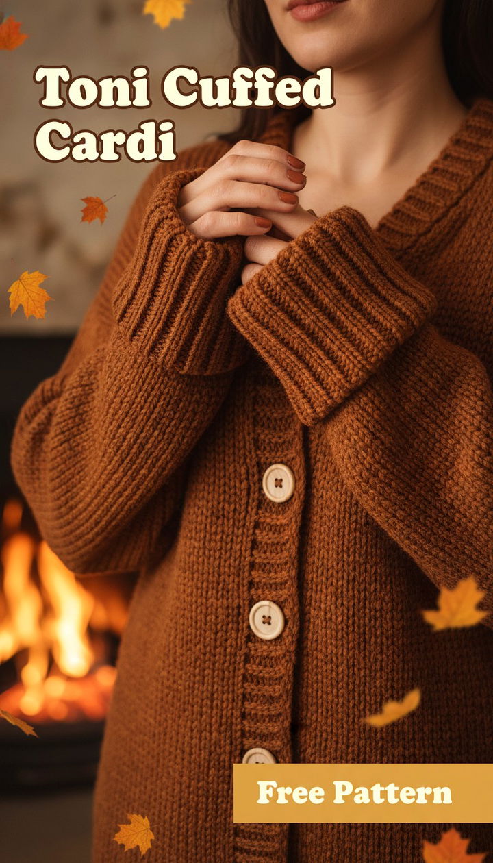 Wrap Yourself in Luxury The Toni Cuffed Cardi