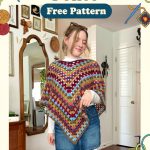 Master the Easy Crochet Granny Stripe Poncho