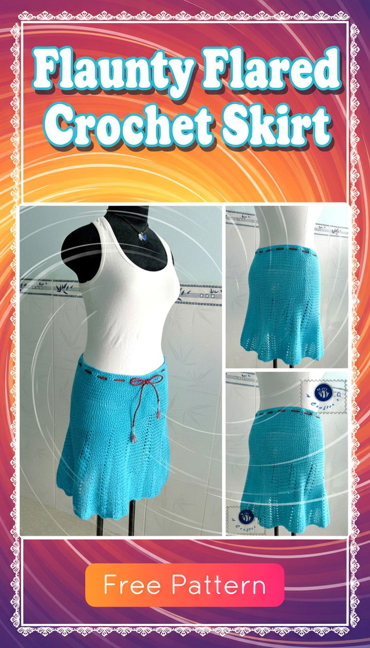 The Flaunty Flared Skirt Free Crochet Pattern