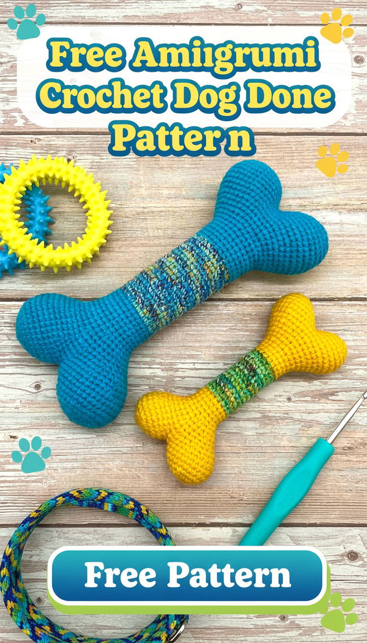 Ultimate Free Amigurumi Crochet Dog Bone Pattern