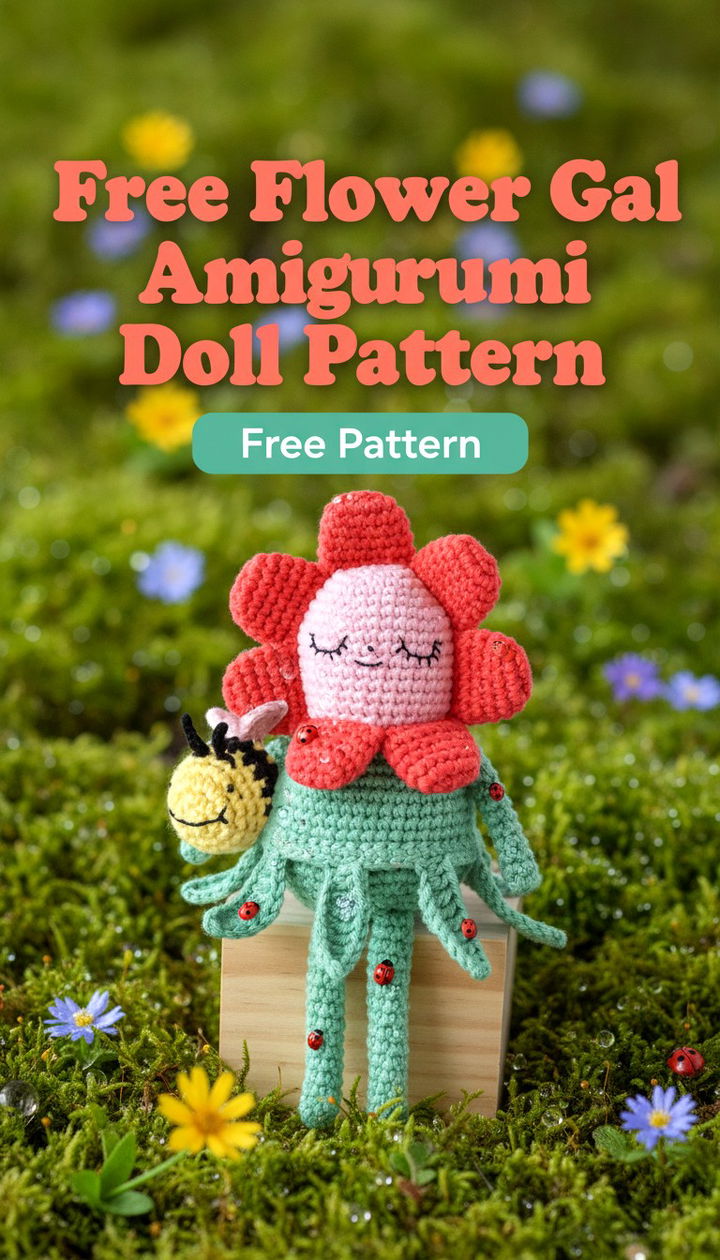 Bloom with Creativity The Flower Gal Free Crochet Pattern