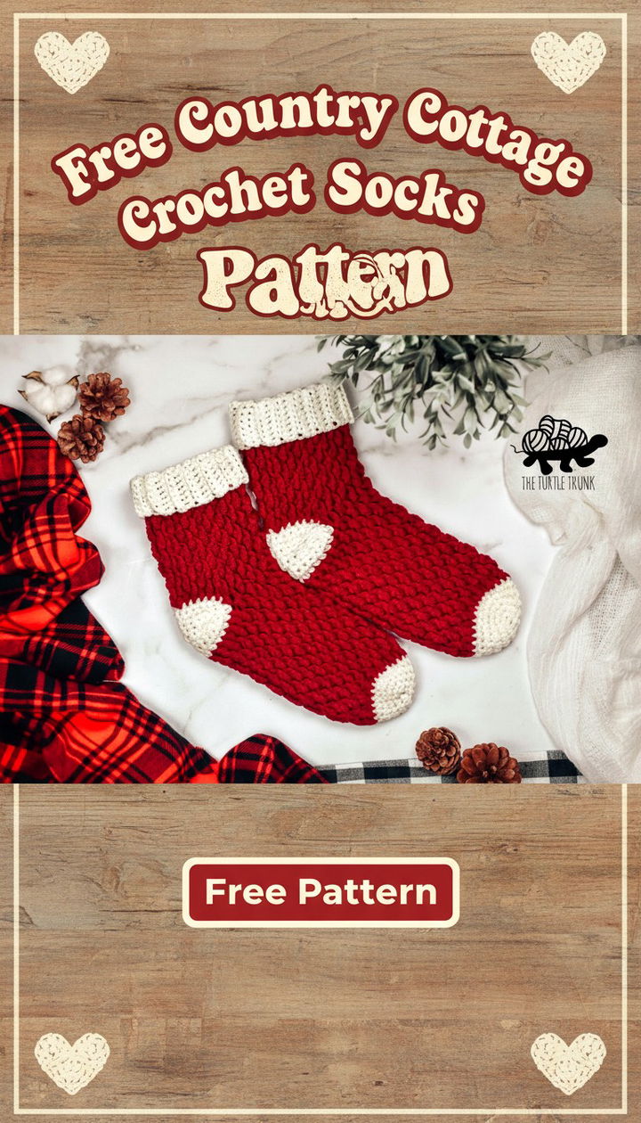 Embrace Cozy Comfort with the Country Cottage Crochet Socks