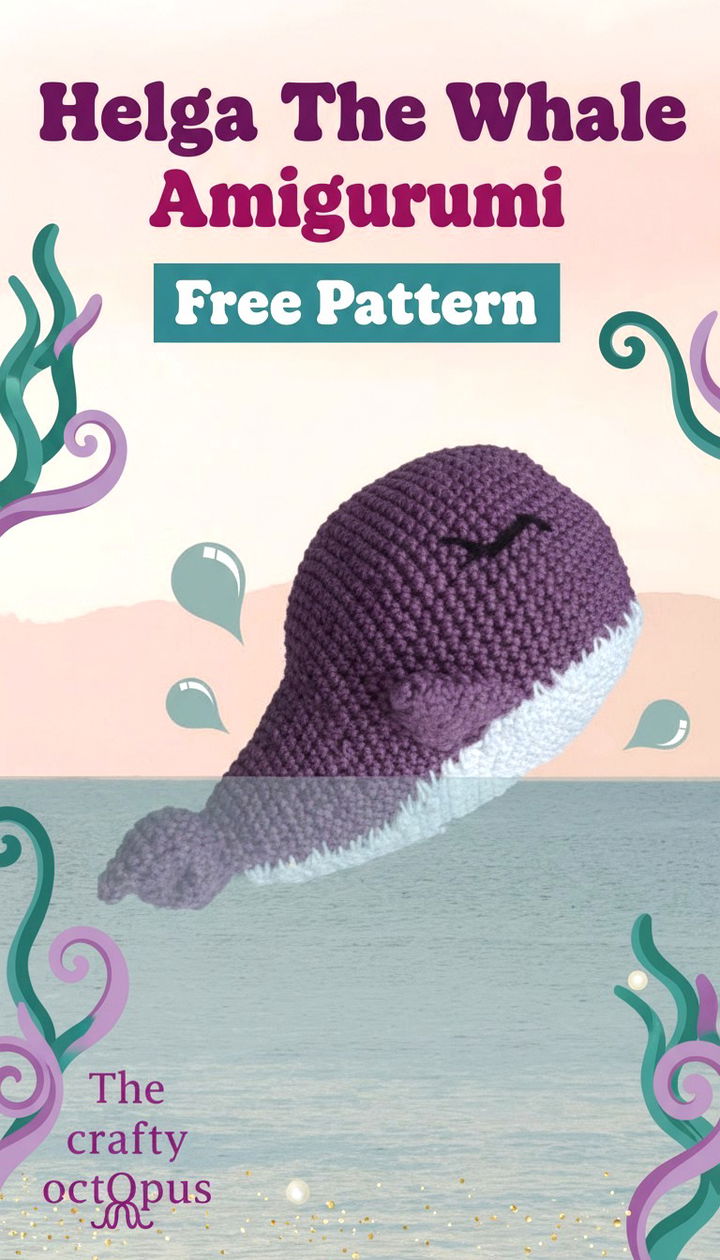 Helga the Whale Amigurumi Crochet Pattern