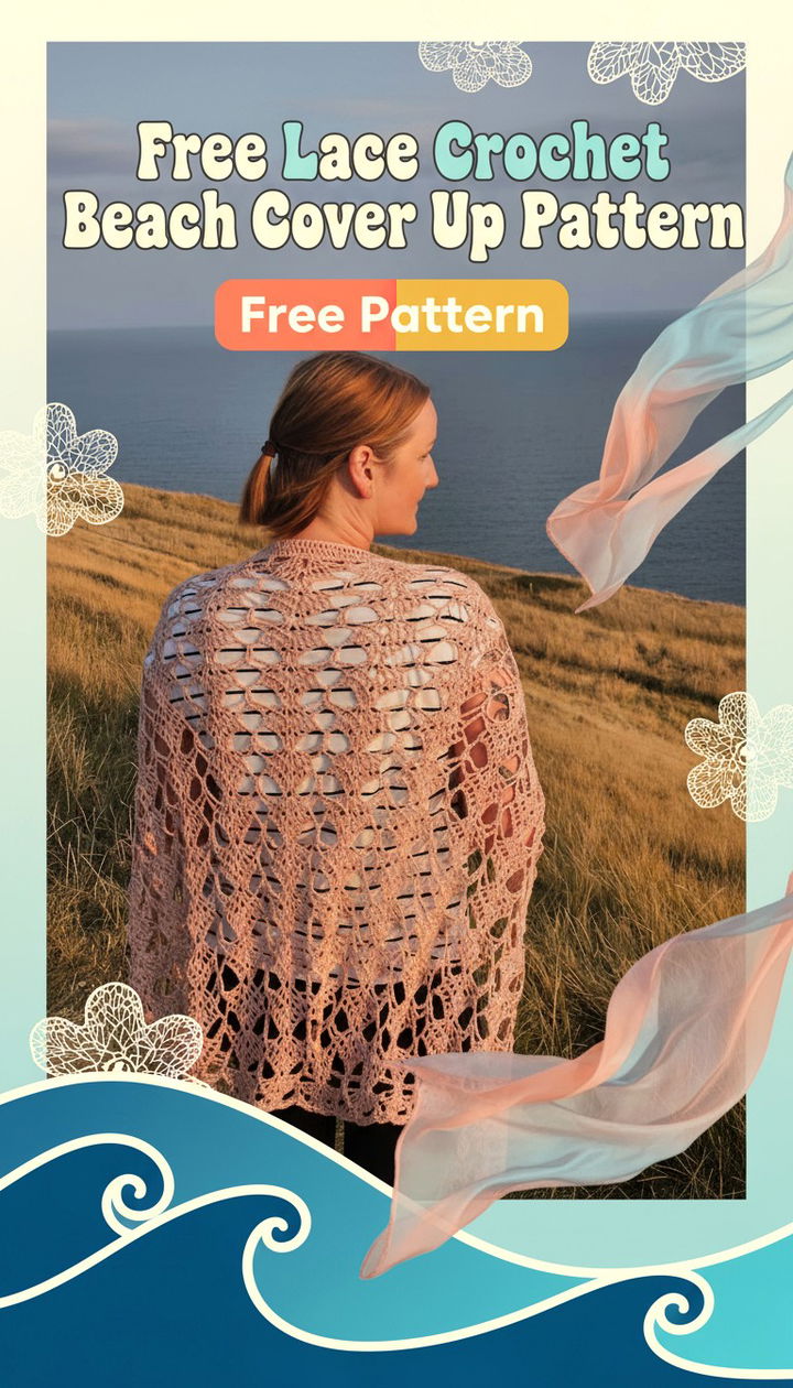 Master the Free Lace Crochet Beach Cover Up Pattern & Video Tutorial