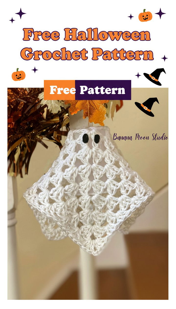 Spooky and Sweet Free Halloween Ghost Crochet Pattern
