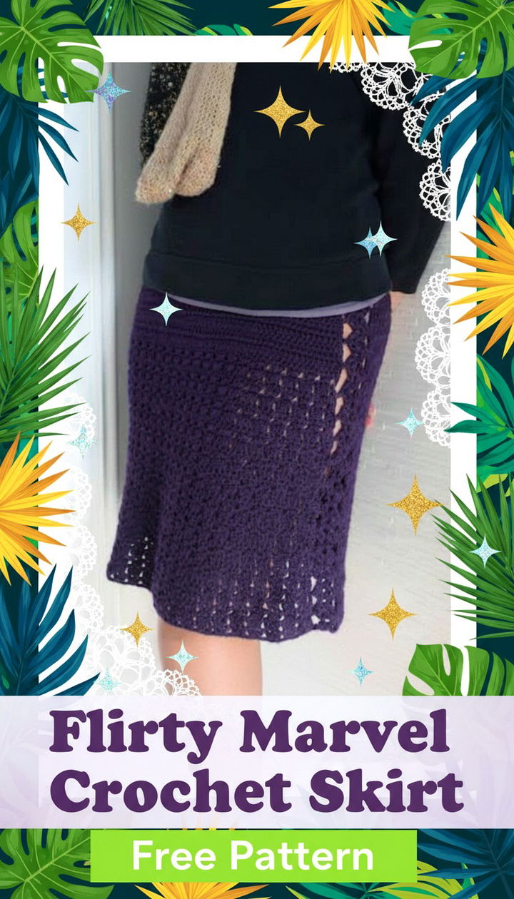 The Flirty Marvel Skirt Free Crochet Pattern