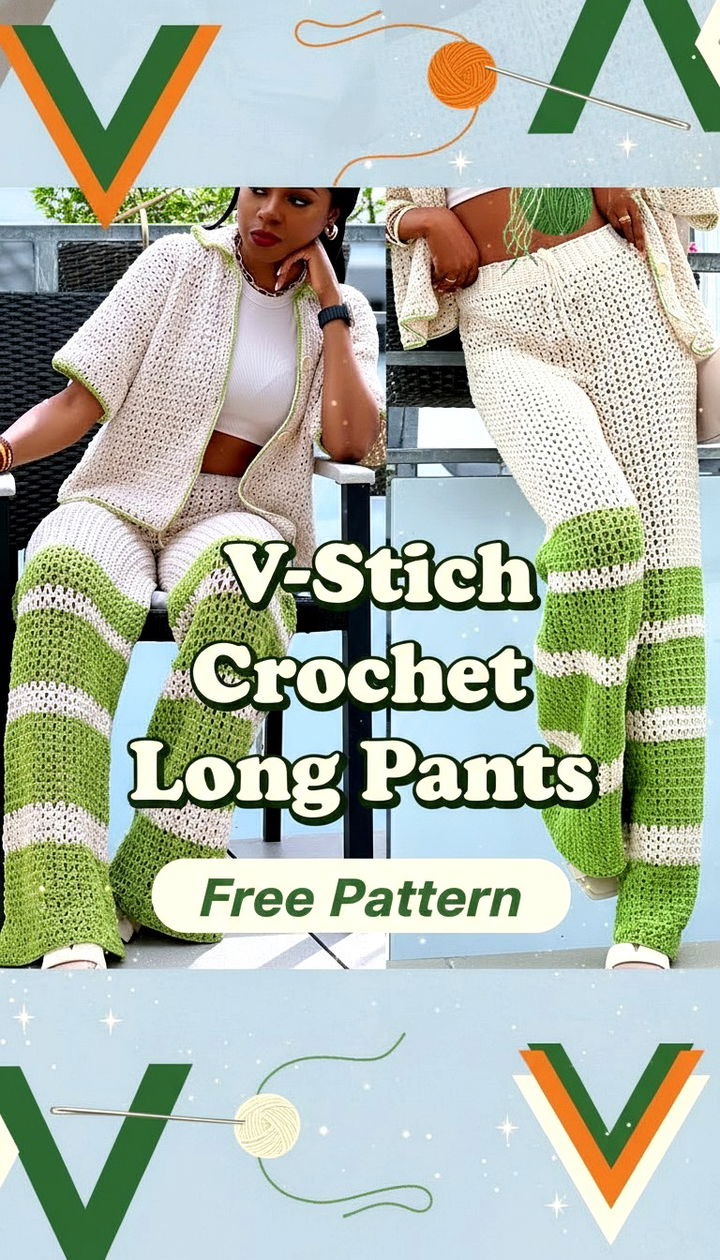 Ultimate Crochet Long Pants Tutorial V Stitch Pattern