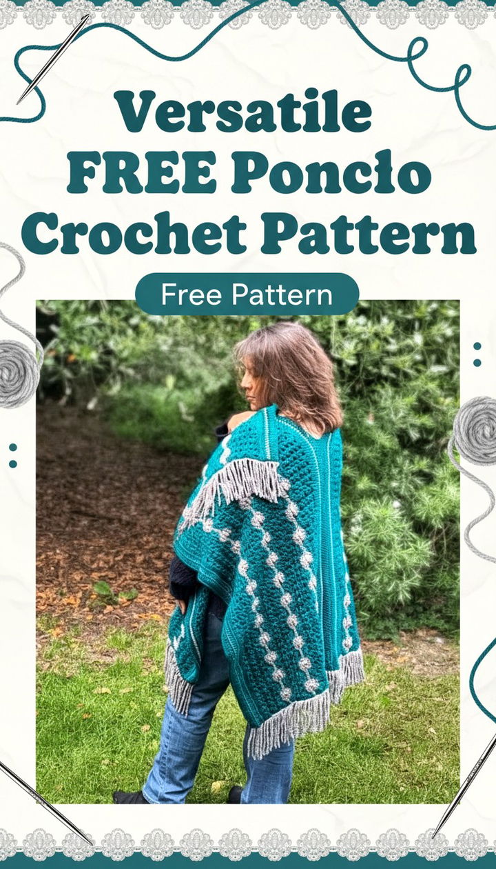 Discover the Ultimate Versatile Free Poncho Crochet Pattern
